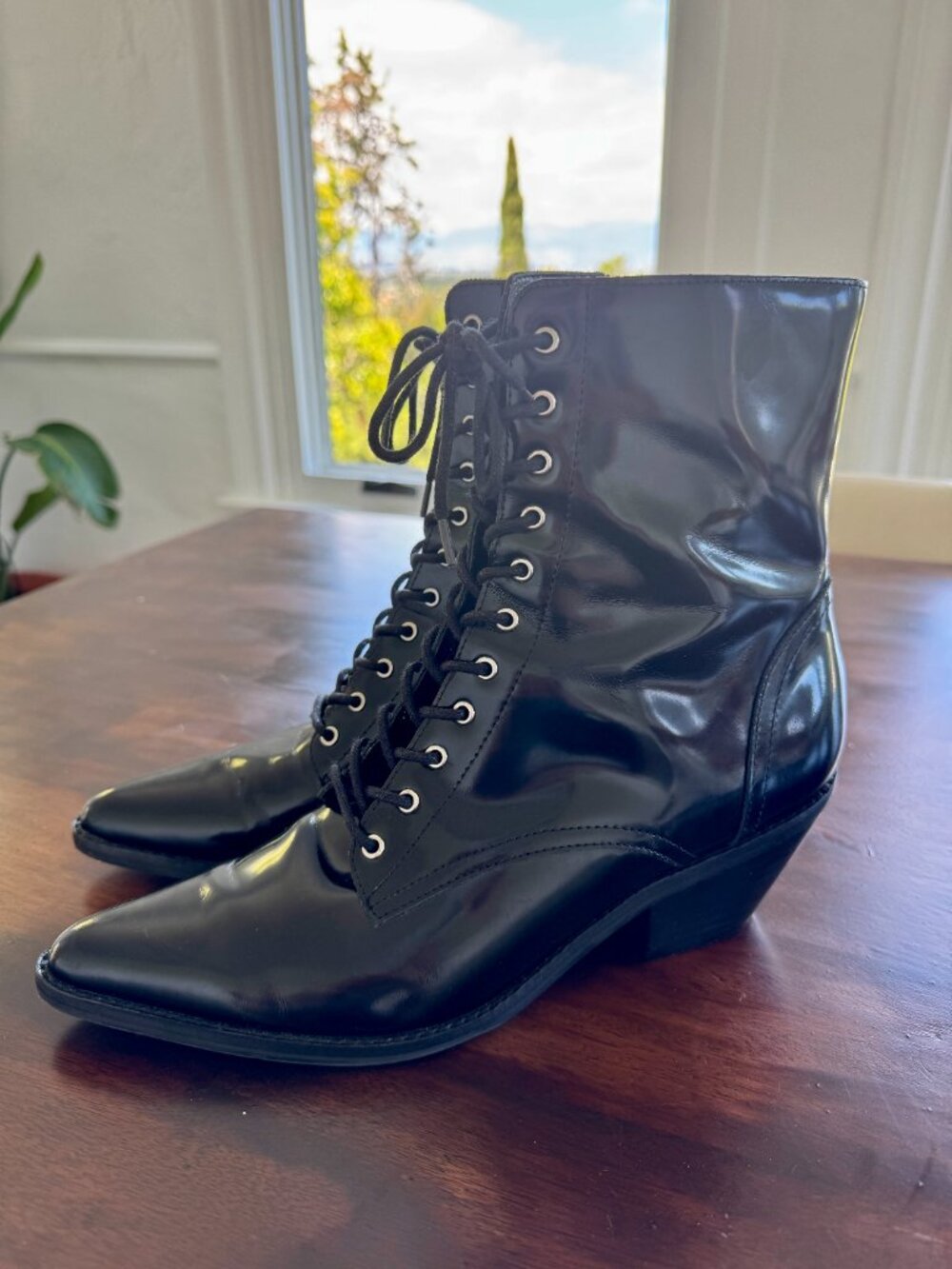 MARC FISHER Bowie Patent Leather Bootie - Picture 4 of 11